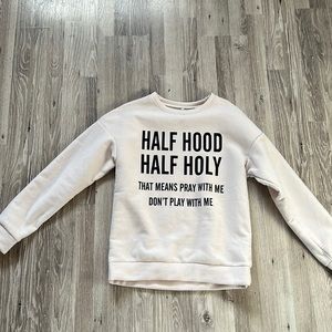 Quote crewneck